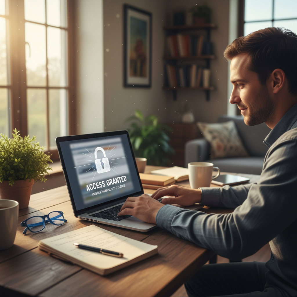 유해 사이트 차단 해제