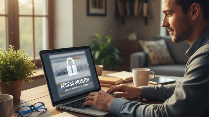 유해 사이트 차단 해제